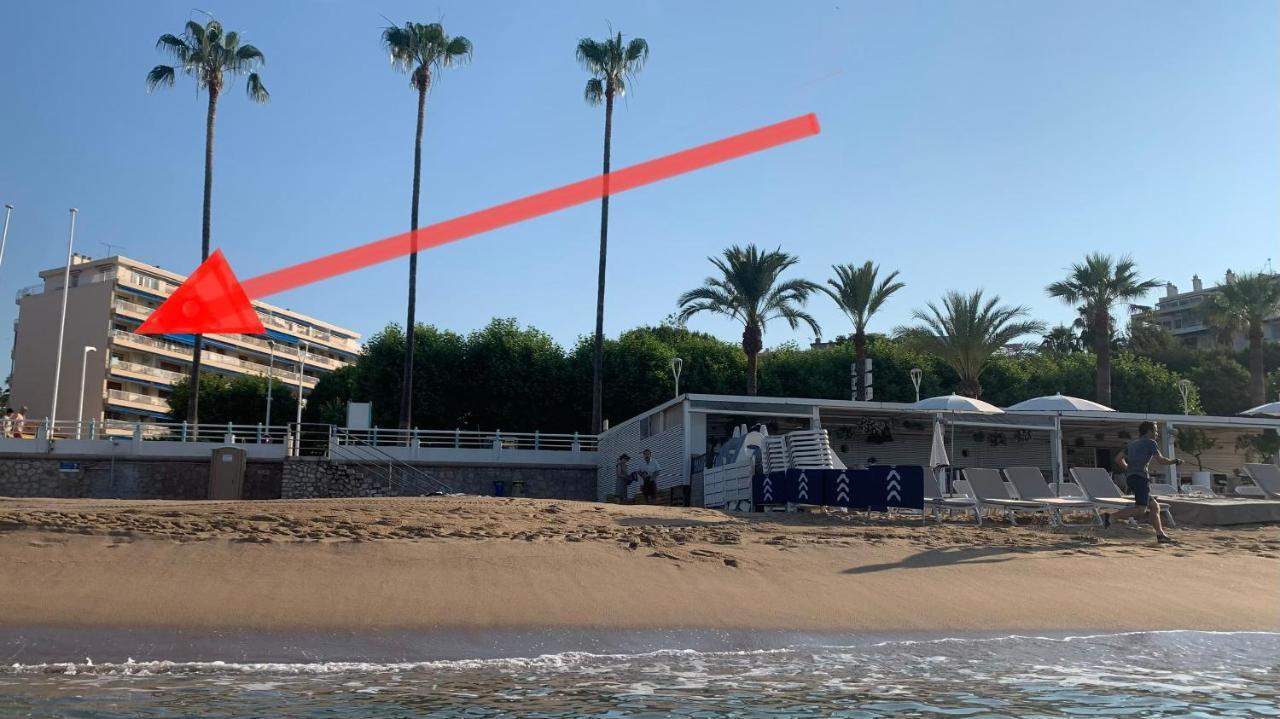 Vue Mer Exceptionnelle Sur Plage Du Midi En 1Re Ligne- 2 Chambres Cannes Exteriör bild